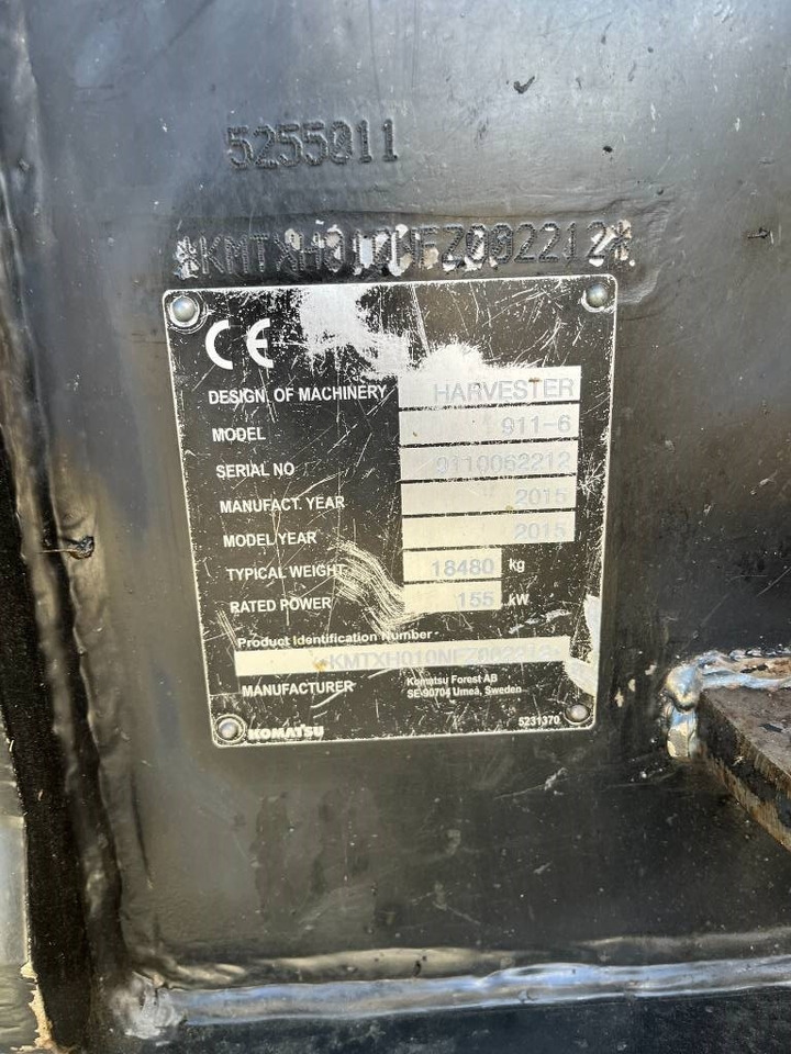 Komatsu 911.6 - Harvester: foto 5 Komatsu 911.6 - Harvester: foto 5