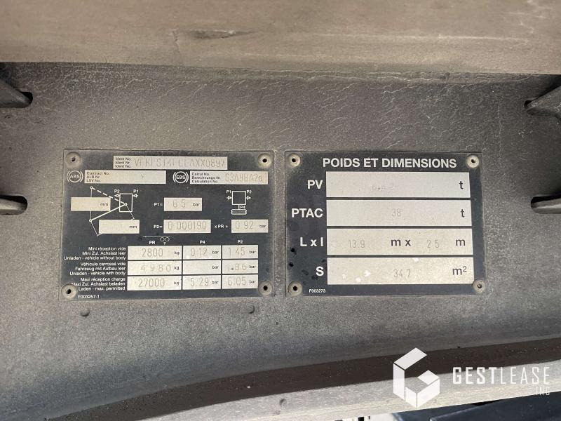Reboque de lona Fruehauf Rideaux coulissants 3 essieux: foto 14