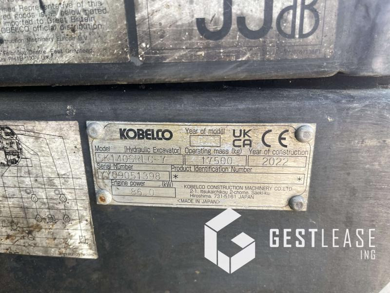 Escavadora de rastos Kobelco SK140: foto 20