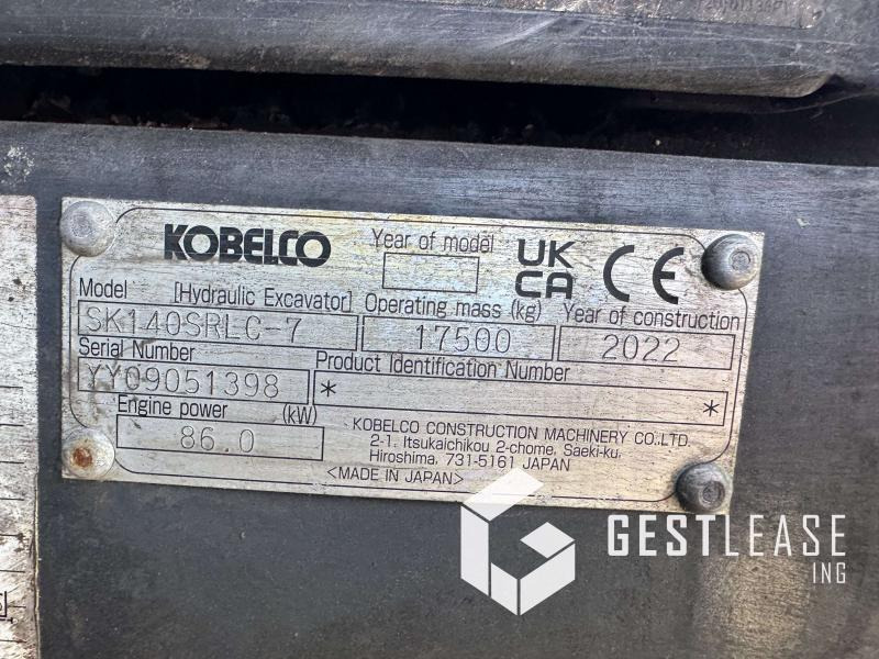 Escavadora de rastos Kobelco SK140: foto 9