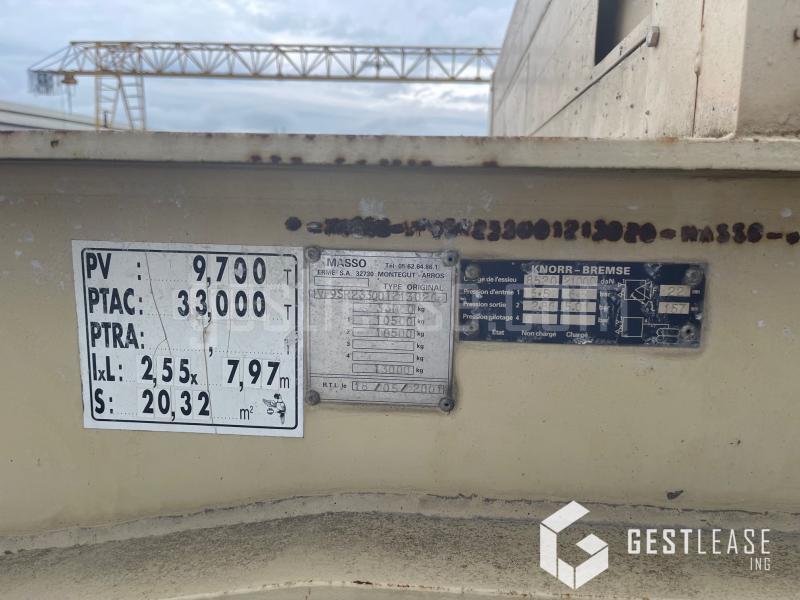 Semi-reboque transportador de contêineres/ Caixa móvel Masso PORTE SILOS: foto 6 Semi-reboque transportador de contêineres/ Caixa móvel Masso PORTE SILOS: foto 6