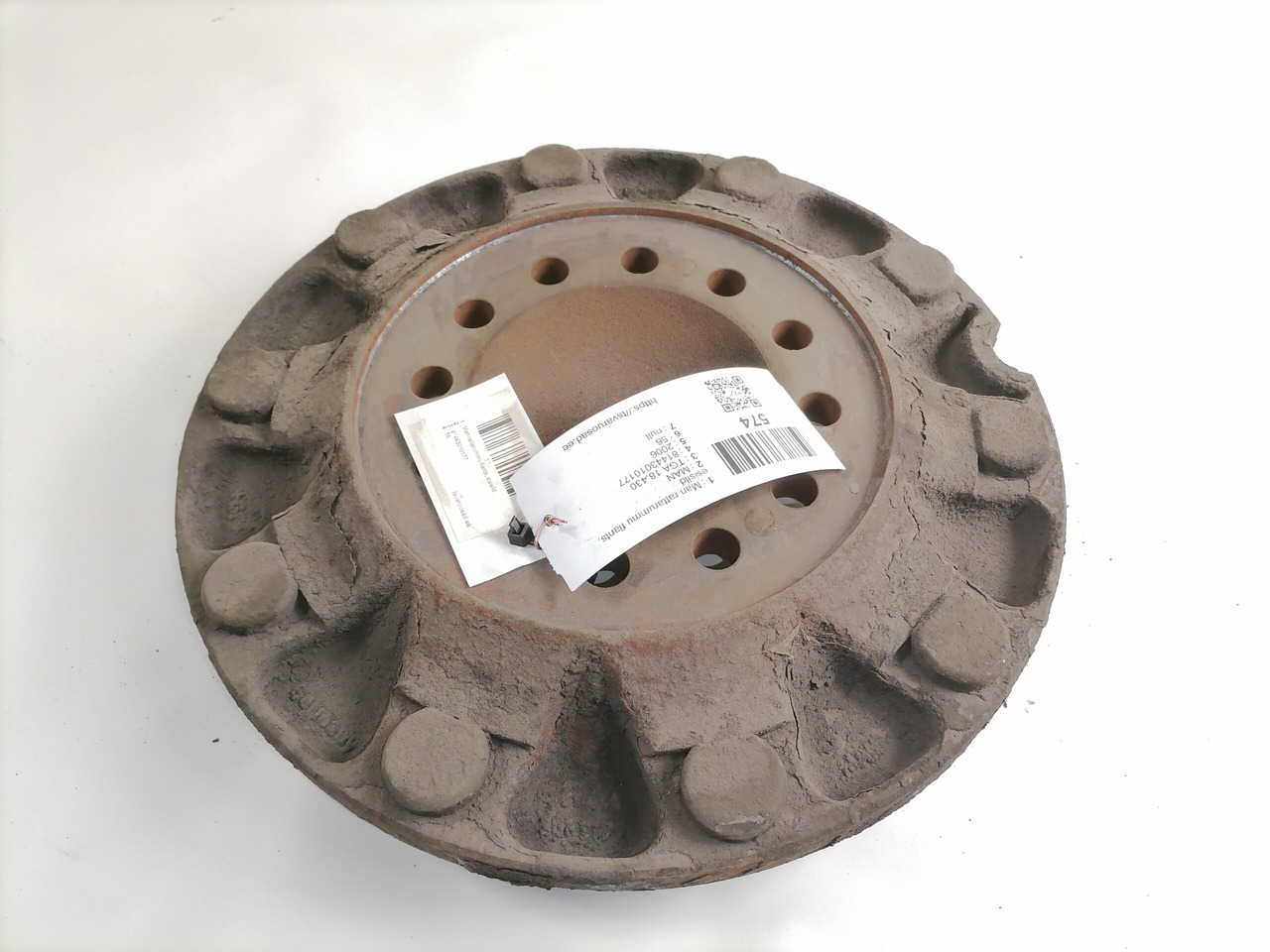 MAN Rattarummu flants, esisild 81443010177 - Cubo de roda por Camião: foto 1 MAN Rattarummu flants, esisild 81443010177 - Cubo de roda por Camião: foto 1