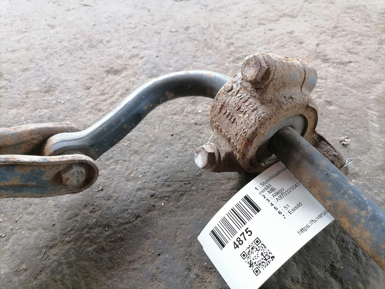 MB Anti-roll bar A9703200411 - Barra estabilizadora por Camião: foto 5 MB Anti-roll bar A9703200411 - Barra estabilizadora por Camião: foto 5
