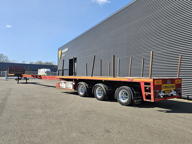 Broshuis 3AOU 48 / 2 x EXTENDABLE / 28.8 mtr / 3 X STEERING AXLE - Semi-reboque plataforma/ Caixa aberta: foto 3 Broshuis 3AOU 48 / 2 x EXTENDABLE / 28.8 mtr / 3 X STEERING AXLE - Semi-reboque plataforma/ Caixa aberta: foto 3