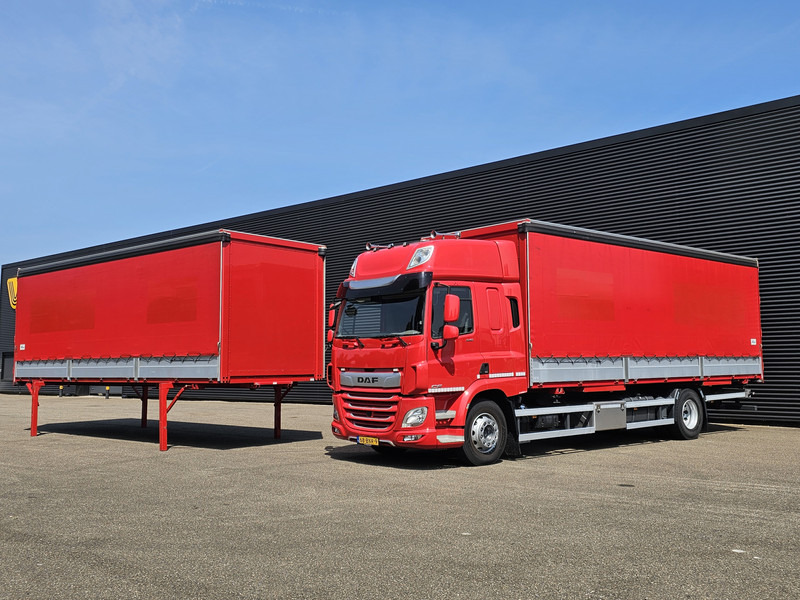DAF CF 340 SPACECAB / 2 X BDF LAADBAK - Camião transportador de contêineres/ Caixa móvel: foto 1 DAF CF 340 SPACECAB / 2 X BDF LAADBAK - Camião transportador de contêineres/ Caixa móvel: foto 1
