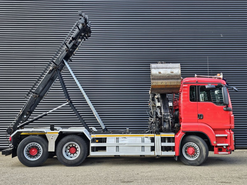 MAN TGS 26.400 / 6x4H-2 / HMF Z KRAAN + CONTAINERSYSTEM - Camião com sistema de cabo, Camião grua: foto 5 MAN TGS 26.400 / 6x4H-2 / HMF Z KRAAN + CONTAINERSYSTEM - Camião com sistema de cabo, Camião grua: foto 5