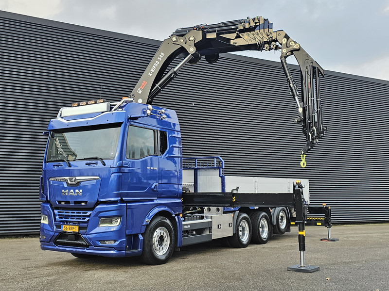 MAN TGX 35.580 8x4-4 / HIAB 54 t/m CRANE+ JIB - Camião de caixa aberta/ Plataforma, Camião grua: foto 5 MAN TGX 35.580 8x4-4 / HIAB 54 t/m CRANE+ JIB - Camião de caixa aberta/ Plataforma, Camião grua: foto 5