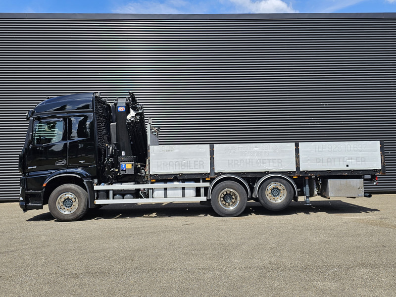 Camião de caixa aberta/ Plataforma, Camião grua Mercedes-Benz AROCS 2545 6x2 / HMF 32 TM / CRANE / KRAN: foto 20