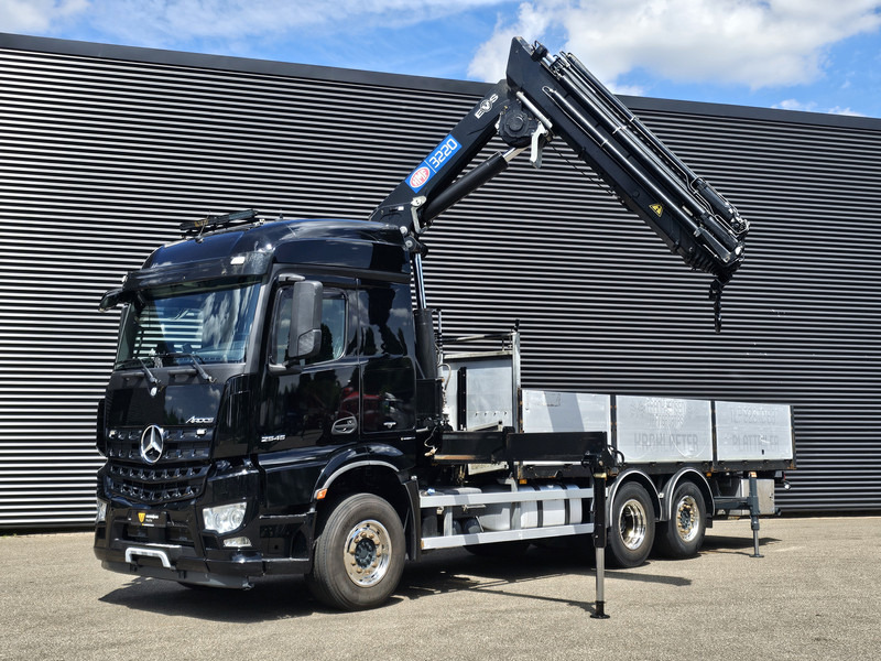 Mercedes-Benz AROCS 2545 6x2 / HMF 32 TM / CRANE / KRAN - Camião de caixa aberta/ Plataforma, Camião grua: foto 2 Mercedes-Benz AROCS 2545 6x2 / HMF 32 TM / CRANE / KRAN - Camião de caixa aberta/ Plataforma, Camião grua: foto 2