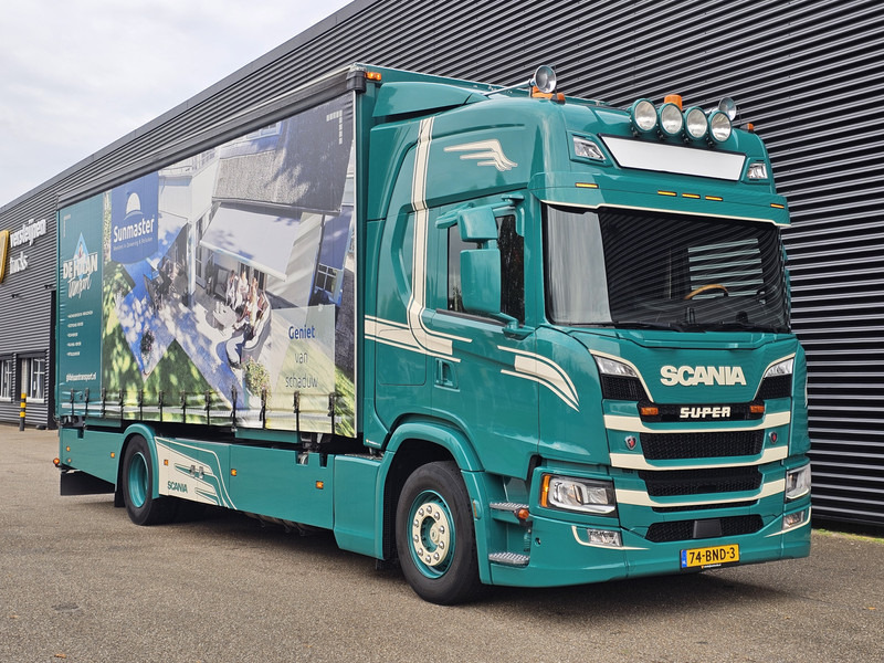 Scania G280 BDF / RETARDER / FULL AIR / 2 X LOADING BOX - Camião transportador de contêineres/ Caixa móvel: foto 4 Scania G280 BDF / RETARDER / FULL AIR / 2 X LOADING BOX - Camião transportador de contêineres/ Caixa móvel: foto 4