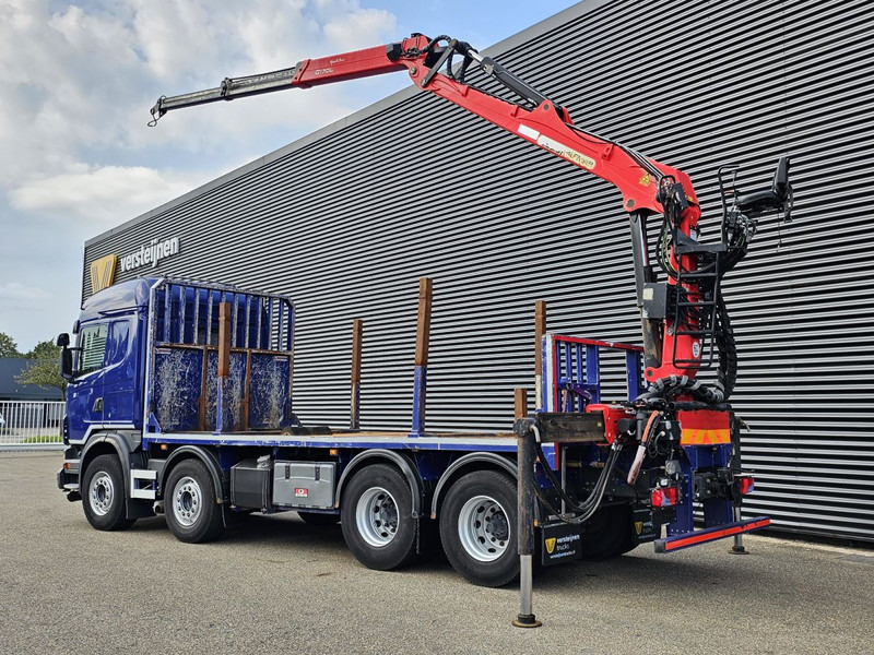 Scania G440 / RETARDER / 8x4 / PALFINGER-EPSILON CRANE - Camião de caixa aberta/ Plataforma, Camião grua: foto 2 Scania G440 / RETARDER / 8x4 / PALFINGER-EPSILON CRANE - Camião de caixa aberta/ Plataforma, Camião grua: foto 2