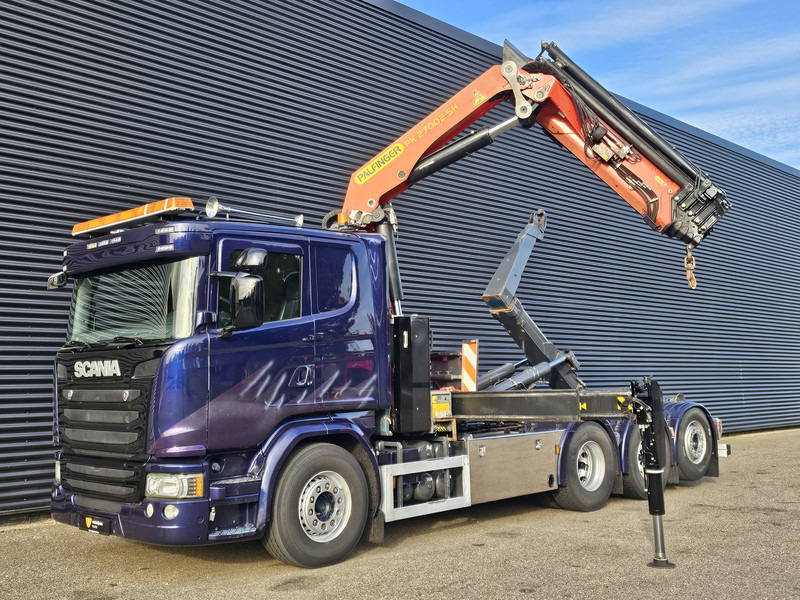 Scania G490 8x4*4 / PALFINGER CRANE + HOOKLIFT - Camião polibenne, Camião grua: foto 4 Scania G490 8x4*4 / PALFINGER CRANE + HOOKLIFT - Camião polibenne, Camião grua: foto 4