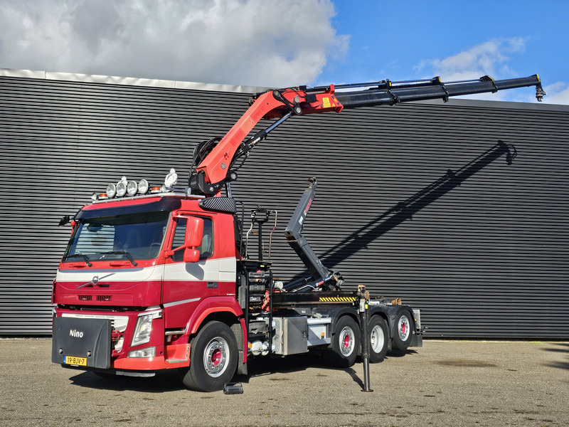 Volvo FM 420 8x2 / HIAB HOOKLIFT + 30 t/m CRANE - KRAN - Camião polibenne, Camião grua: foto 1 Volvo FM 420 8x2 / HIAB HOOKLIFT + 30 t/m CRANE - KRAN - Camião polibenne, Camião grua: foto 1