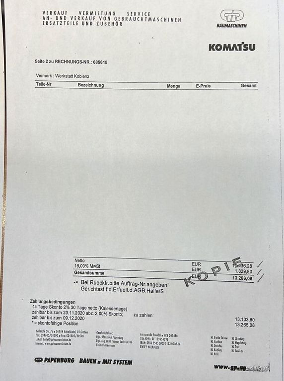 Komatsu PC228USLC 23200 Kg 107 Kw Komatsu PC228USLC 23200 Kg 107 Kw - Escavadora de rastos: foto 5 Komatsu PC228USLC 23200 Kg 107 Kw Komatsu PC228USLC 23200 Kg 107 Kw - Escavadora de rastos: foto 5