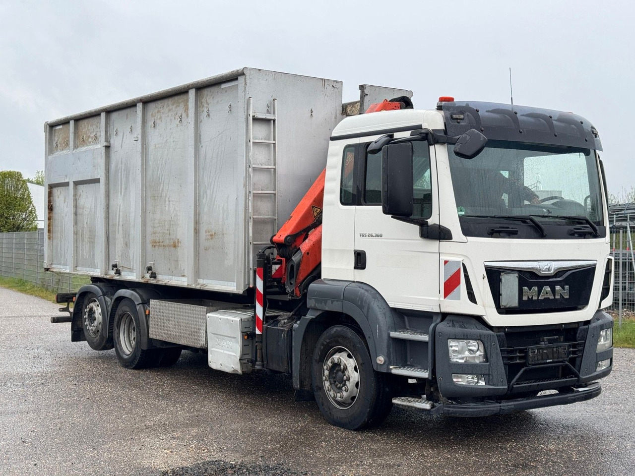 Camião grua MAN 26.360 TGS Pafinger PK12002 Glaskipper 2 Trennw.: foto 11