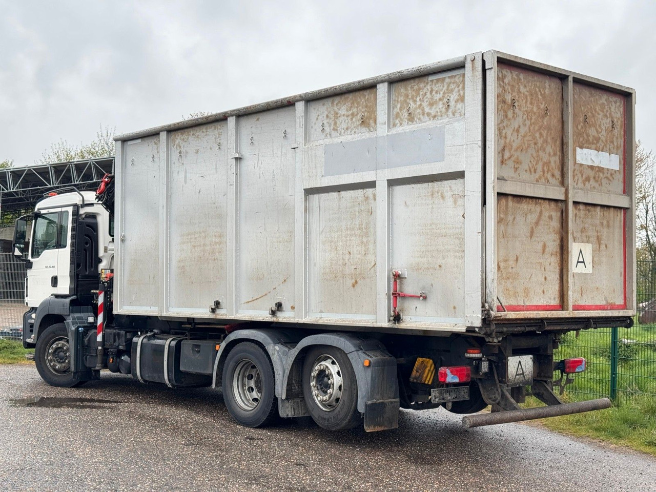 Camião grua MAN 26.360 TGS Pafinger PK12002 Glaskipper 2 Trennw.: foto 9