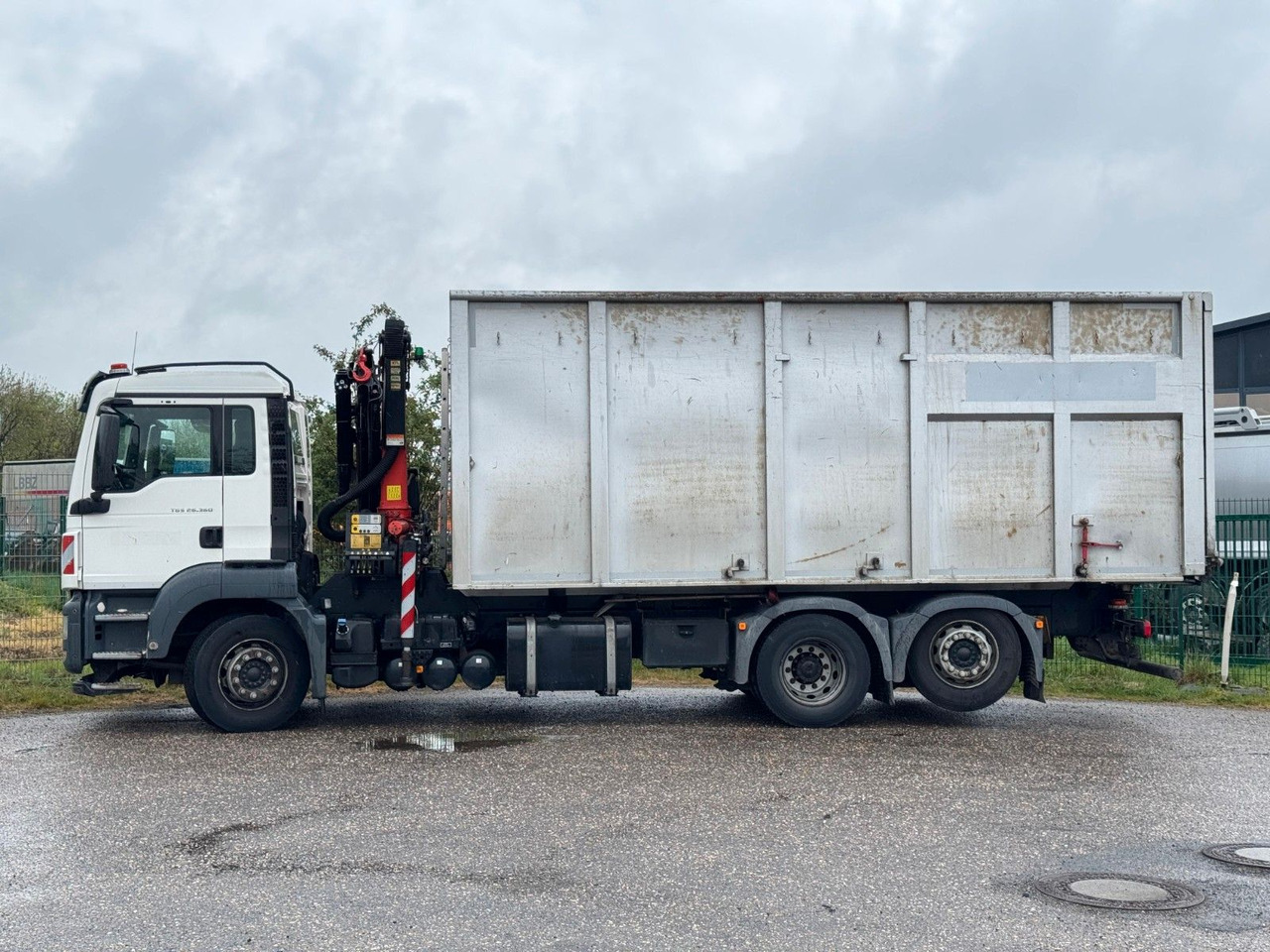 Camião grua MAN 26.360 TGS Pafinger PK12002 Glaskipper 2 Trennw.: foto 8