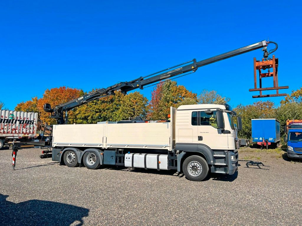 MAN 26.480 6X2 Baustoff mit Kran HIAB Top Zustand MAN 26.480 6X2 Baustoff mit Kran HIAB Top Zustand - Camião grua, Camião de caixa aberta/ Plataforma: foto 2 MAN 26.480 6X2 Baustoff mit Kran HIAB Top Zustand MAN 26.480 6X2 Baustoff mit Kran HIAB Top Zustand - Camião grua, Camião de caixa aberta/ Plataforma: foto 2