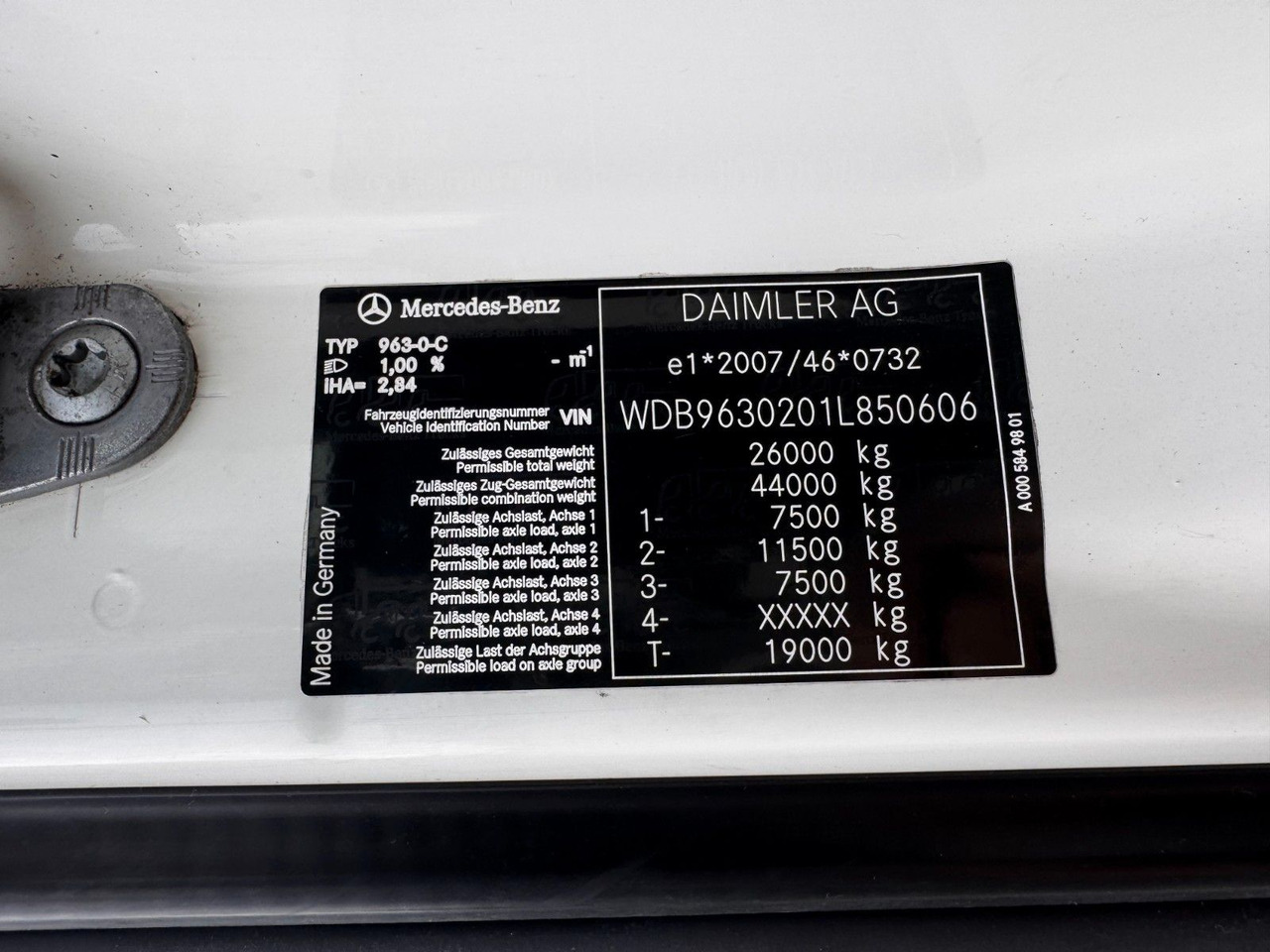 Mercedes-Benz 2536 ADR Valid & kipphydraulik für Gastank - Caminhão tanque: foto 3 Mercedes-Benz 2536 ADR Valid & kipphydraulik für Gastank - Caminhão tanque: foto 3