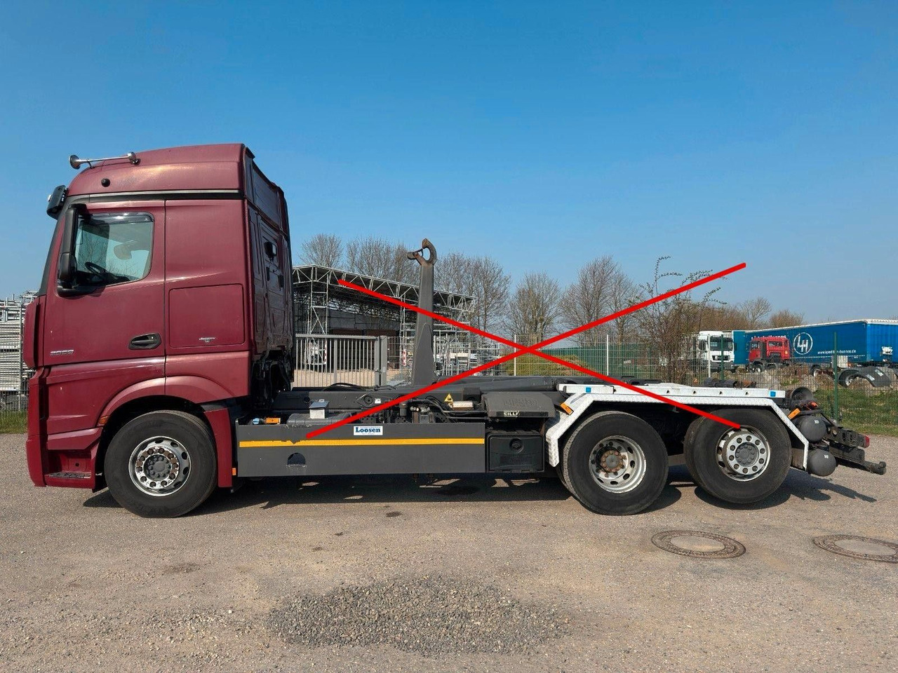 Mercedes-Benz 2558 6x2 Fahrgestell Chassis | Retarder | Klima - Camião chassi: foto 4 Mercedes-Benz 2558 6x2 Fahrgestell Chassis | Retarder | Klima - Camião chassi: foto 4
