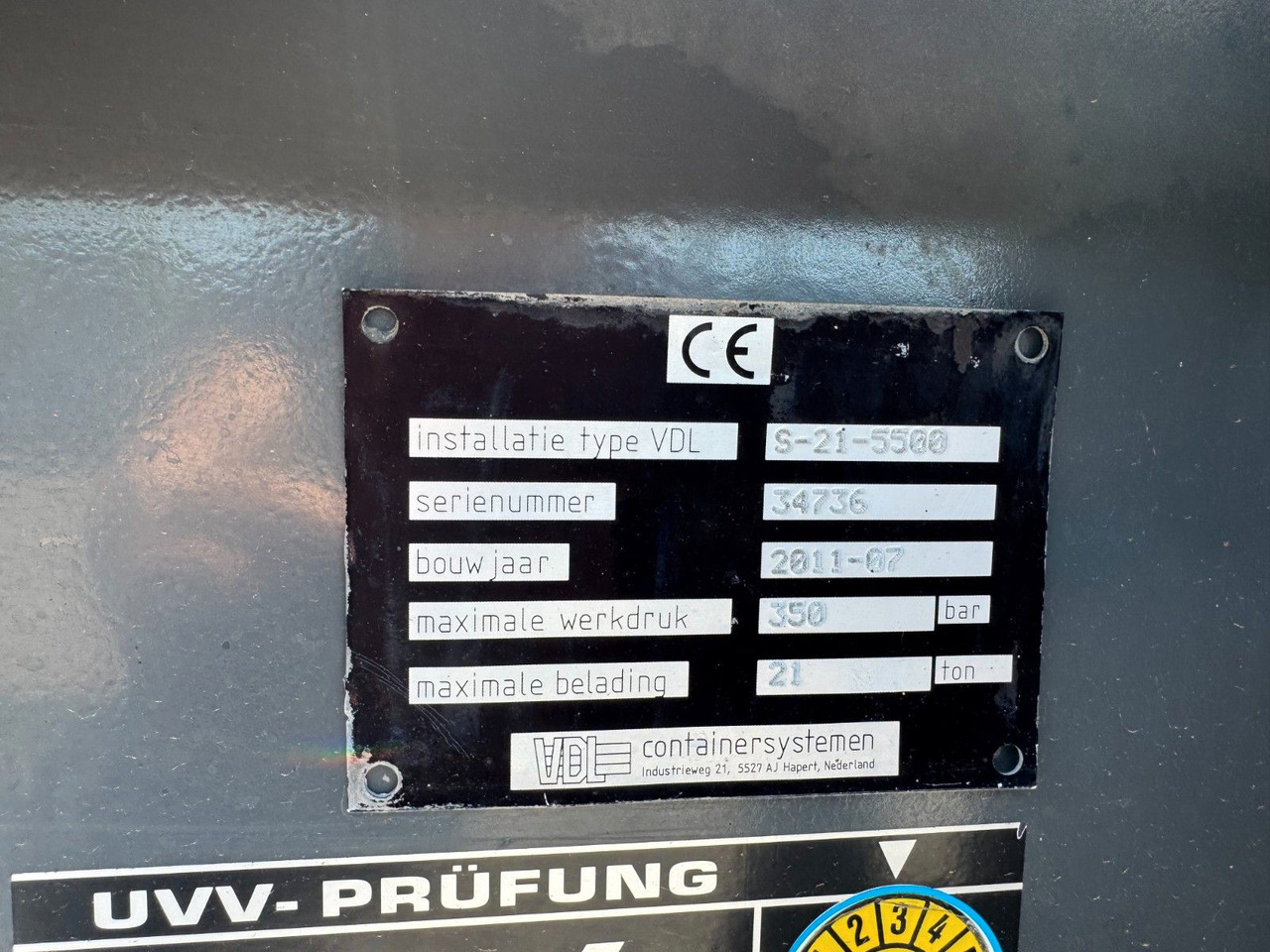 Mercedes-Benz 2644 6X4 VDL Abroller mit 3,90 Radstand Blatt BL - Camião polibenne: foto 4 Mercedes-Benz 2644 6X4 VDL Abroller mit 3,90 Radstand Blatt BL - Camião polibenne: foto 4