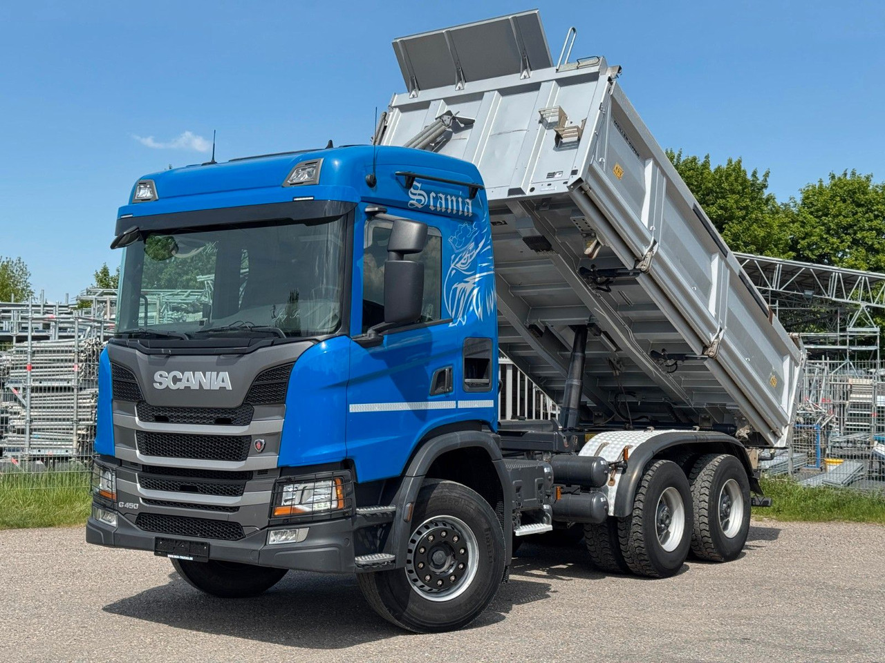 Scania G450 Meiller 3S. Kipper mit Bordmatik Top Zust. - Camião basculante: foto 1 Scania G450 Meiller 3S. Kipper mit Bordmatik Top Zust. - Camião basculante: foto 1