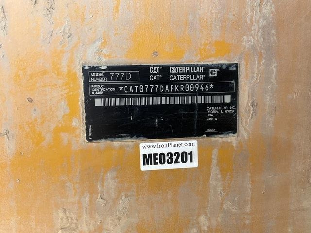 CAT 777D - Caminhão fora de estrada: foto 5 CAT 777D - Caminhão fora de estrada: foto 5