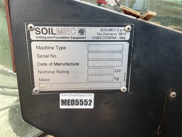 Soilmec R625 - Máquina de perfuração: foto 5 Soilmec R625 - Máquina de perfuração: foto 5