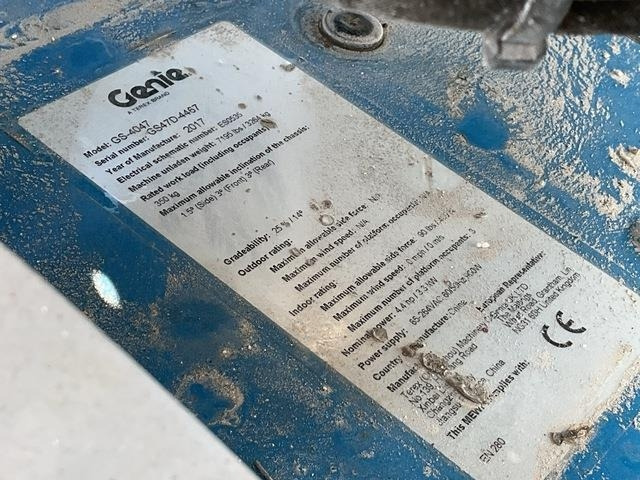 Genie GS4047 - Plataforma de Tijera/ Plataforma de tesoura: foto 5 Genie GS4047 - Plataforma de Tijera/ Plataforma de tesoura: foto 5