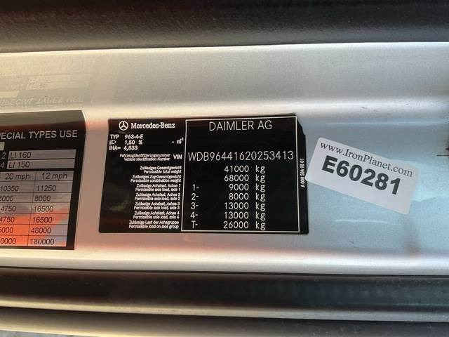 Mercedes-Benz Arocs 4163 - Tractor: foto 5 Mercedes-Benz Arocs 4163 - Tractor: foto 5