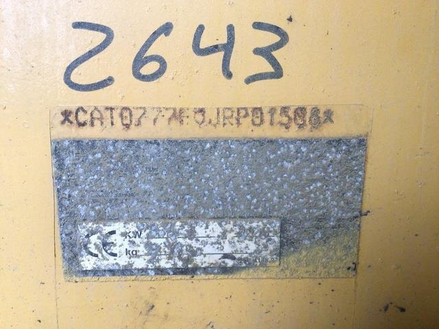 CAT 777F - Caminhão fora de estrada: foto 5 CAT 777F - Caminhão fora de estrada: foto 5
