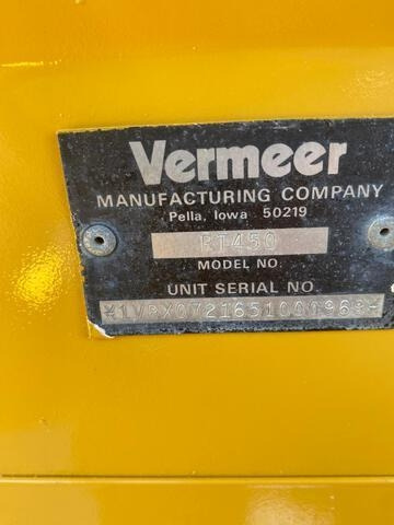 Vermeer RT450 - Colocadora de tubagem: foto 5 Vermeer RT450 - Colocadora de tubagem: foto 5