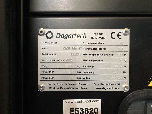 Dagartech DGDR 100 ST - Gerador elétrico: foto 5 Dagartech DGDR 100 ST - Gerador elétrico: foto 5