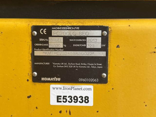 Komatsu PC700LC-8EO - Escavadora de rastos: foto 5 Komatsu PC700LC-8EO - Escavadora de rastos: foto 5
