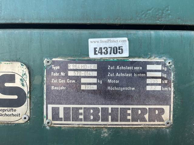 Liebherr R964HD-EW - Escavadora de rastos: foto 5 Liebherr R964HD-EW - Escavadora de rastos: foto 5