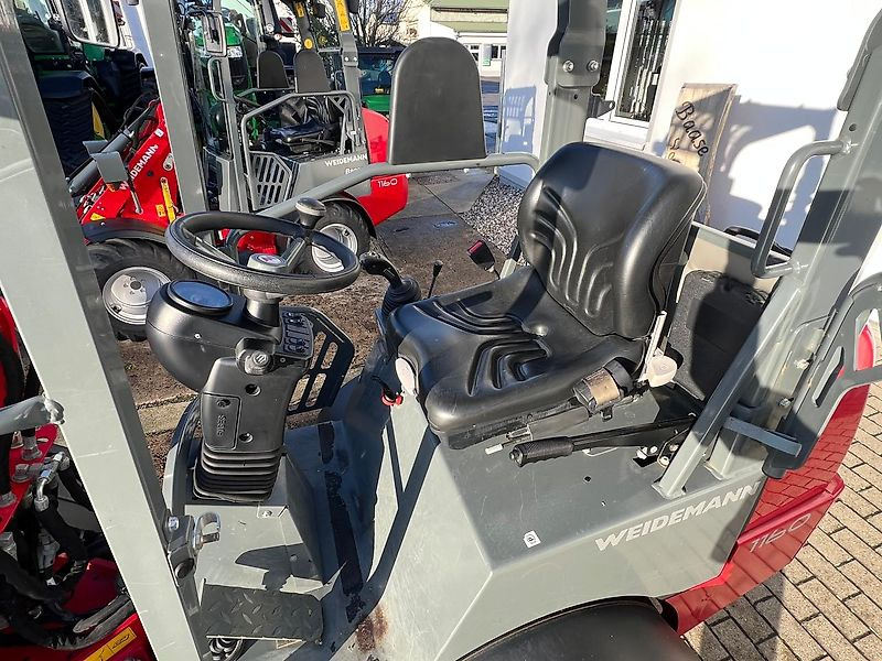 Carregadora articulada Weidemann 1160 Hoftrac StVZO Beleuchtung: foto 10