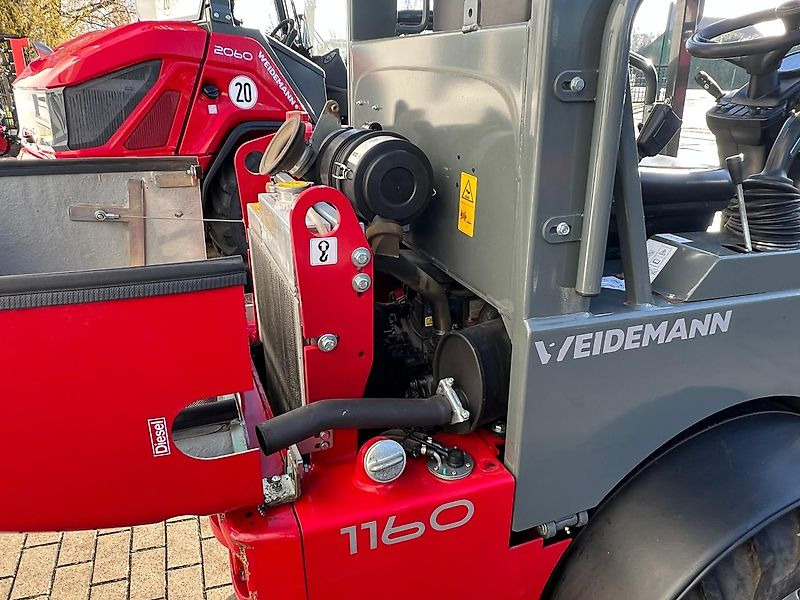 Carregadora articulada Weidemann 1160 Hoftrac StVZO Beleuchtung: foto 16