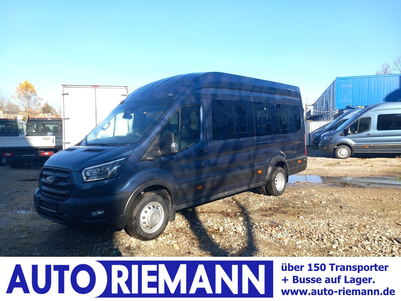 Ford Transit Bus 460 L4 Trend 18 Sitze KLIMA NAVI TEMPO - Minibus, Furgão de passageiros: foto 1 Ford Transit Bus 460 L4 Trend 18 Sitze KLIMA NAVI TEMPO - Minibus, Furgão de passageiros: foto 1