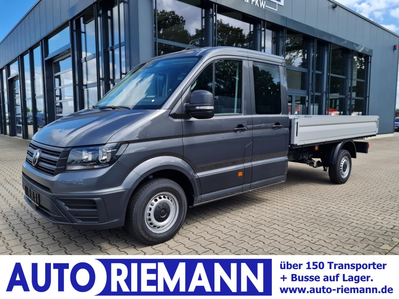 Volkswagen Crafter 35 DOKA 7-Sitze Maxi L4 KLIMA TEMPOMAT - Carrinha de caixa aberta, Carrinha cabine dupla: foto 1 Volkswagen Crafter 35 DOKA 7-Sitze Maxi L4 KLIMA TEMPOMAT - Carrinha de caixa aberta, Carrinha cabine dupla: foto 1
