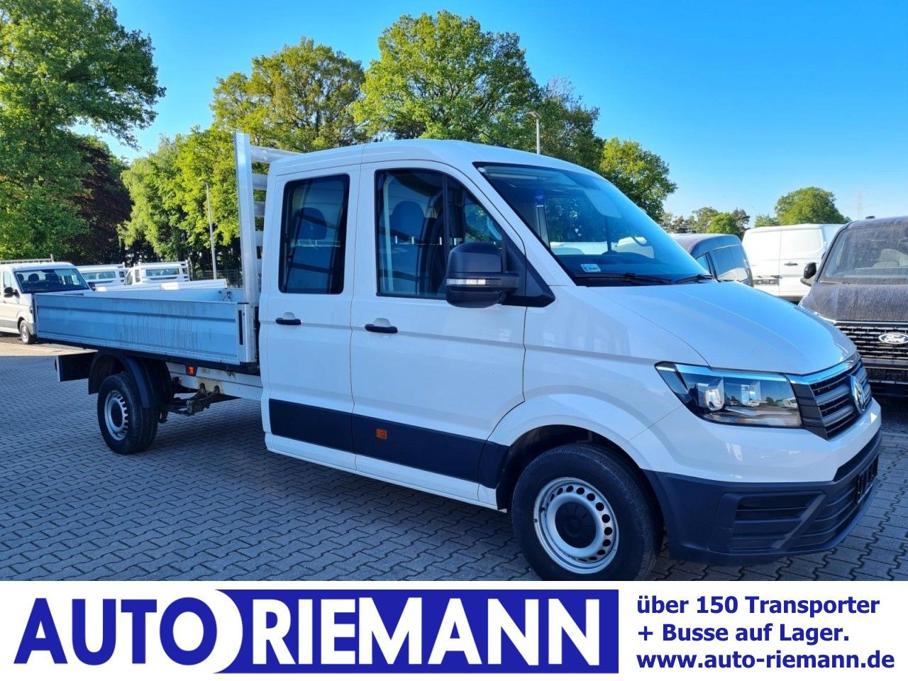 Volkswagen Crafter 35 Doka TDI lang AHK Klima - Carrinha de caixa aberta, Carrinha cabine dupla: foto 1 Volkswagen Crafter 35 Doka TDI lang AHK Klima - Carrinha de caixa aberta, Carrinha cabine dupla: foto 1