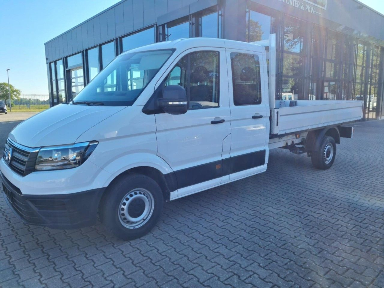 Carrinha de caixa aberta, Carrinha cabine dupla Volkswagen Crafter 35 Doka TDI lang AHK Klima: foto 21