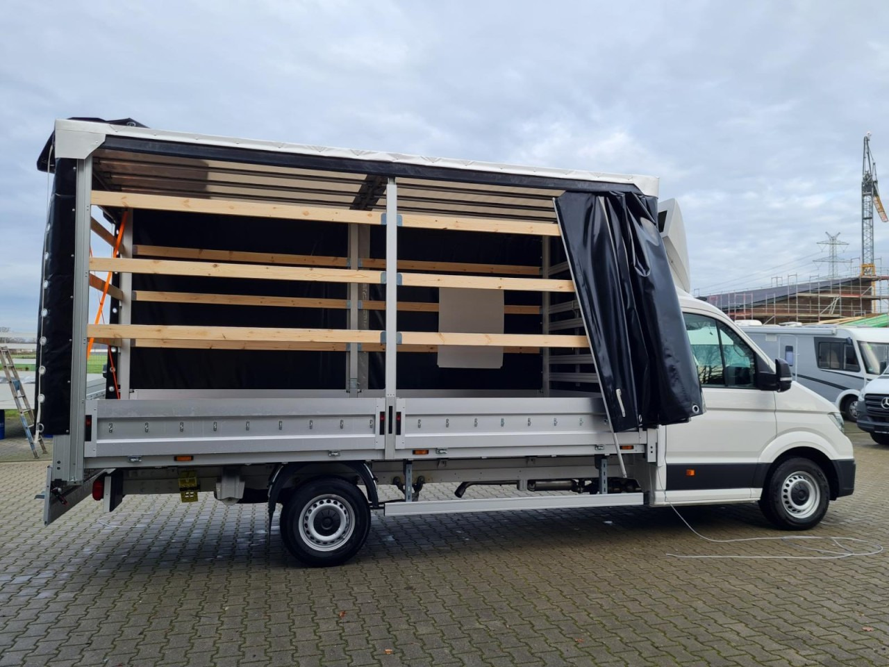 Carrinha de lona Volkswagen Crafter 35 Pritsche TDI Schiebe Plane L4: foto 16