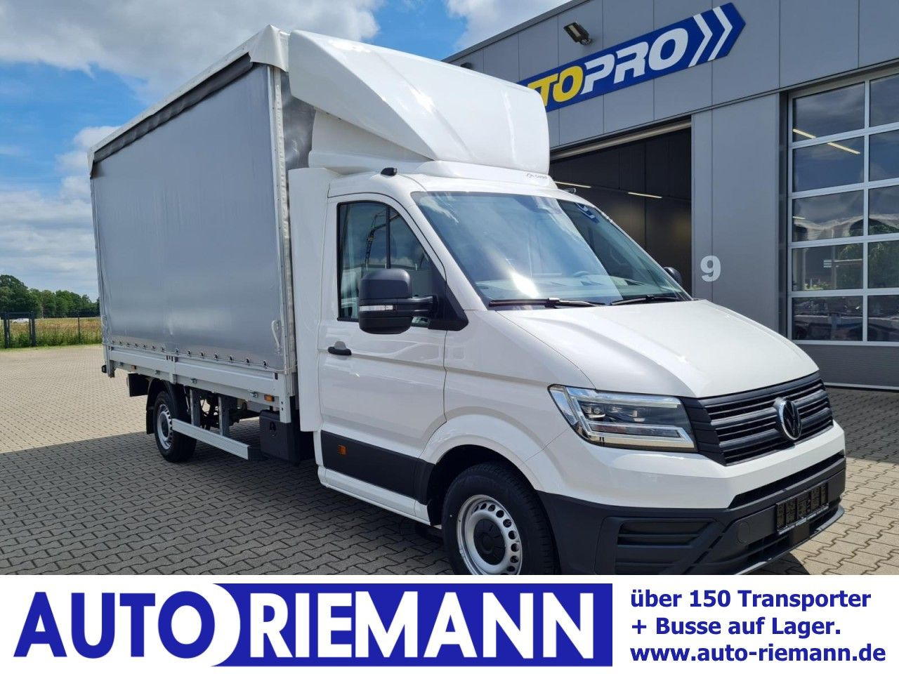 Volkswagen Crafter 35 TDI Pritsche Schiebe Plane LED TEMPOM - Carrinha de lona: foto 1 Volkswagen Crafter 35 TDI Pritsche Schiebe Plane LED TEMPOM - Carrinha de lona: foto 1