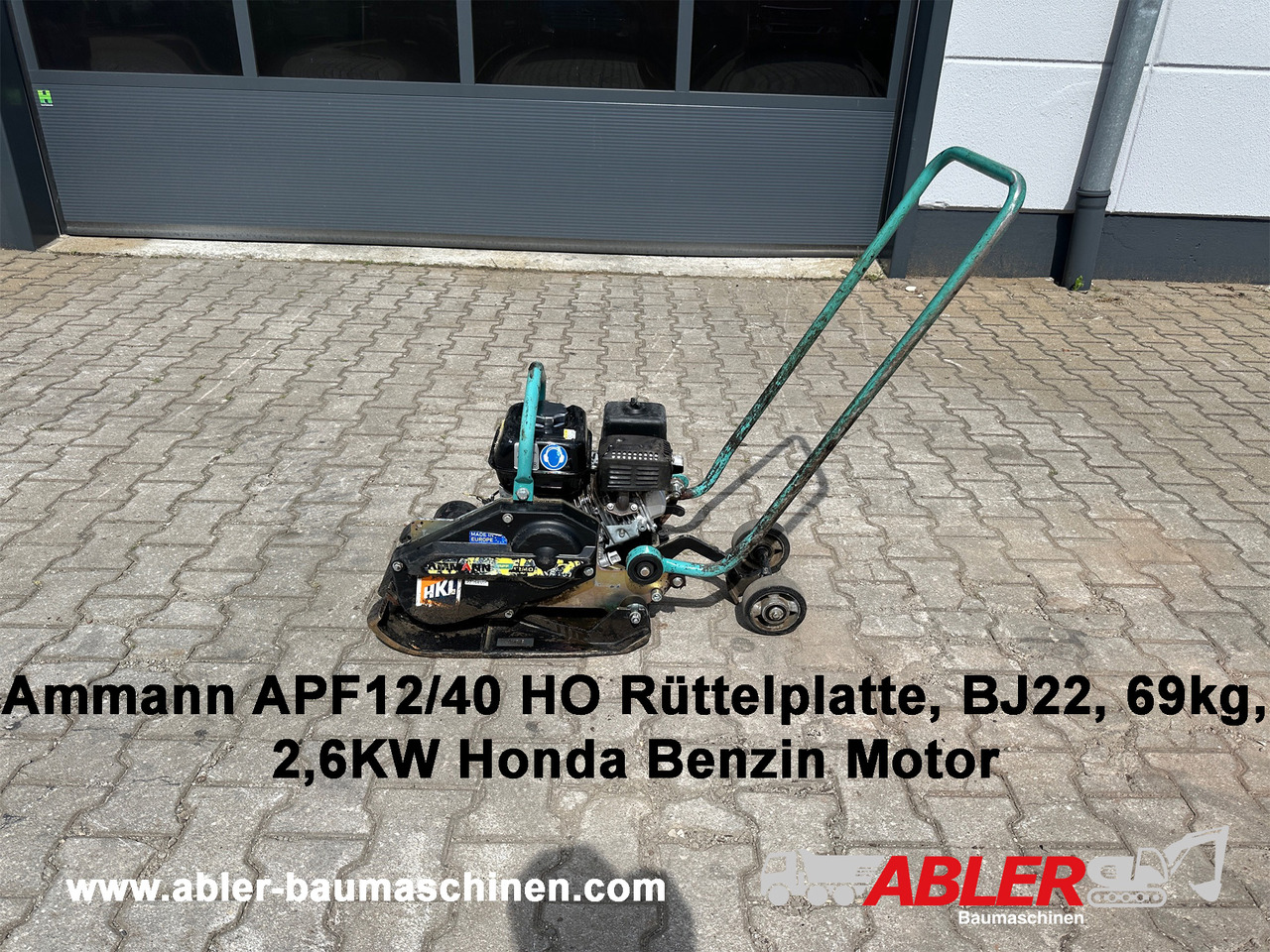 Ammann APF12/40 Rüttelplatte 69 kg - Placas vibratórias: foto 1 Ammann APF12/40 Rüttelplatte 69 kg - Placas vibratórias: foto 1