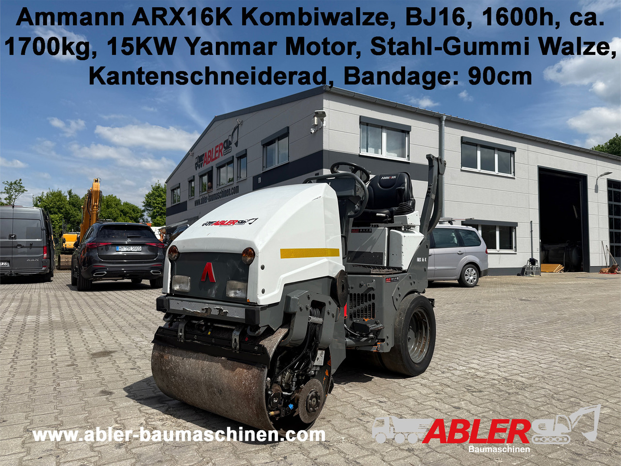Ammann ARX16K Kombiwalze Stahl Gummi Asphaltwalze - Rolo combinado: foto 1 Ammann ARX16K Kombiwalze Stahl Gummi Asphaltwalze - Rolo combinado: foto 1