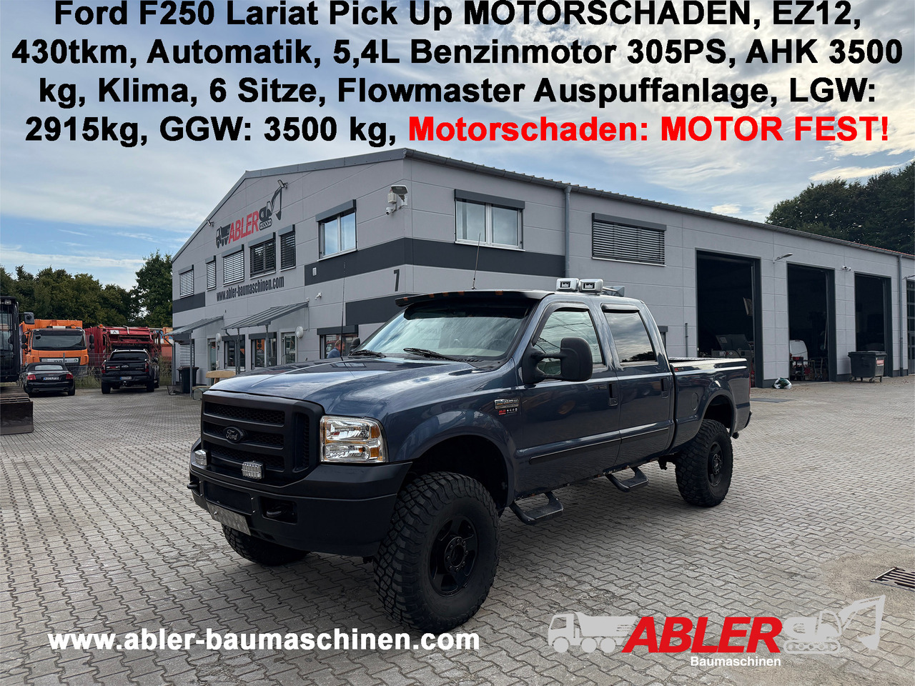 Ford F250 Lariat Pickup Motorschaden - Pick-up: foto 1 Ford F250 Lariat Pickup Motorschaden - Pick-up: foto 1
