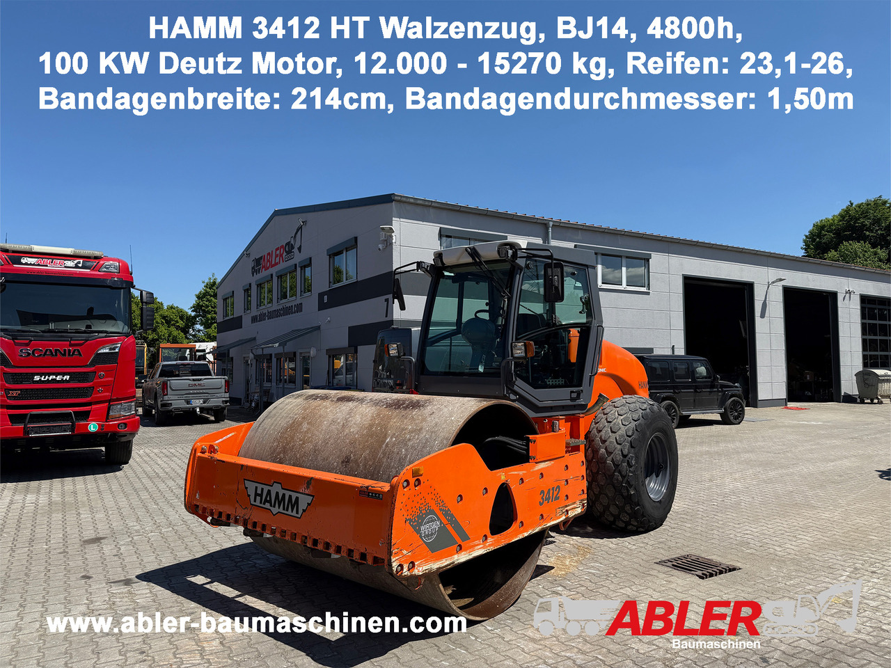 Hamm 3412 HT Walzenzug - Compactador: foto 1 Hamm 3412 HT Walzenzug - Compactador: foto 1