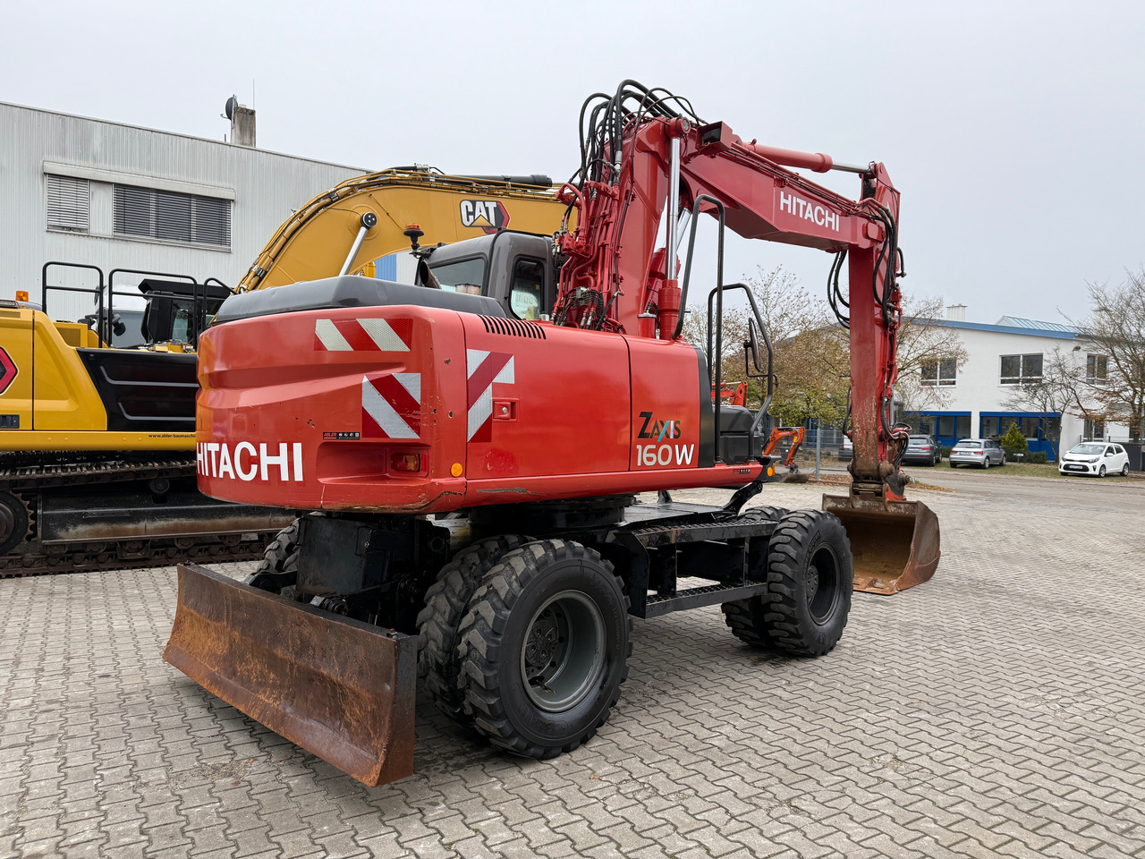 Hitachi ZX 160 W Mobilbagger Klima Zentralschmierung OQ 60-5 - Escavadeira de rodas: foto 4 Hitachi ZX 160 W Mobilbagger Klima Zentralschmierung OQ 60-5 - Escavadeira de rodas: foto 4