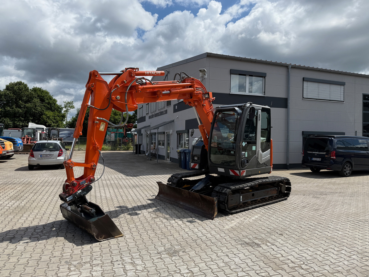 Escavadeira Hitachi ZX85 US-3 OFFSET Kompaktbagger MS08: foto 6
