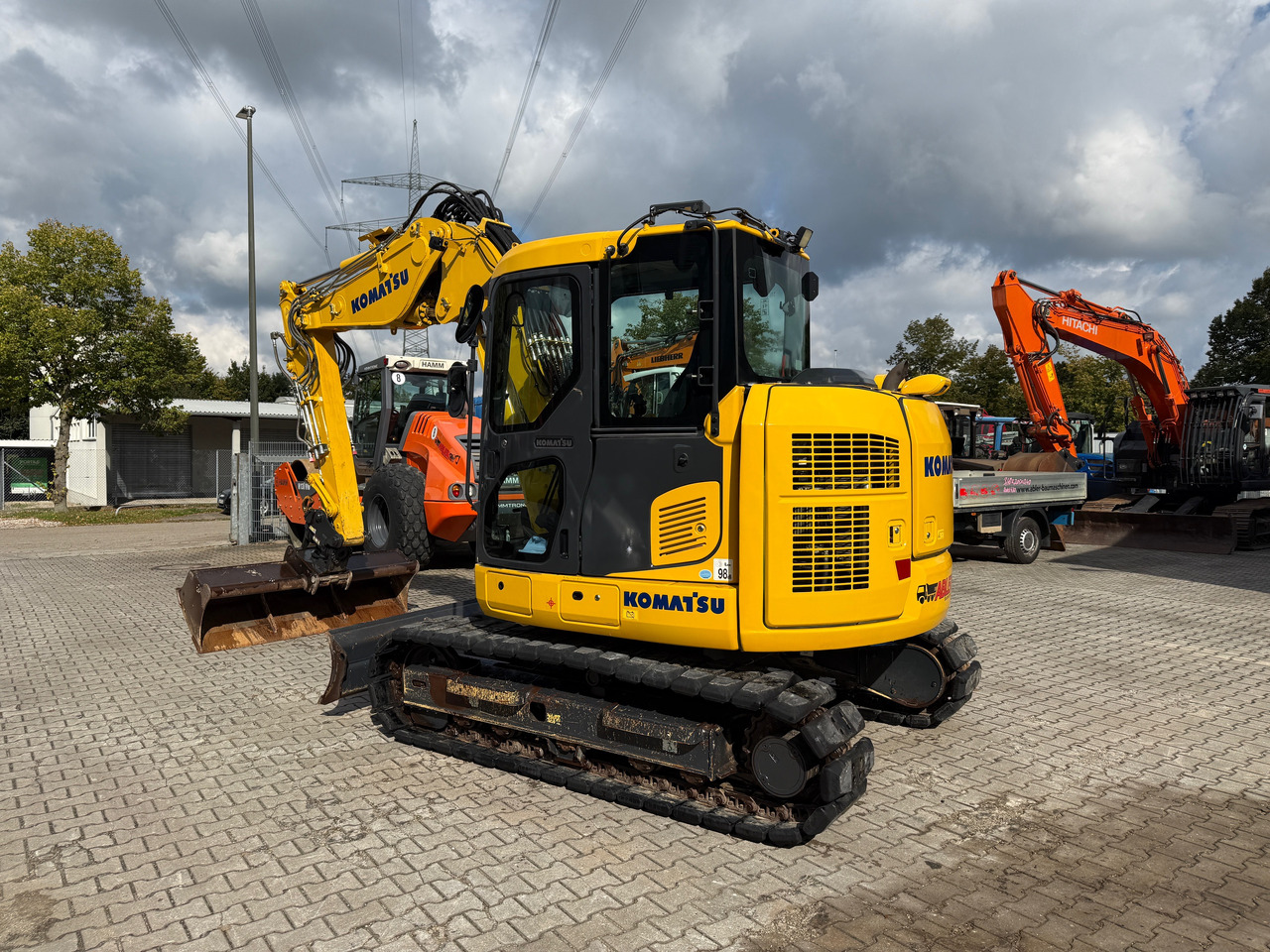 Komatsu PC88 MR-11E0 Kompaktbagger Verstellausleger Powertilt - Escavadeira: foto 3 Komatsu PC88 MR-11E0 Kompaktbagger Verstellausleger Powertilt - Escavadeira: foto 3